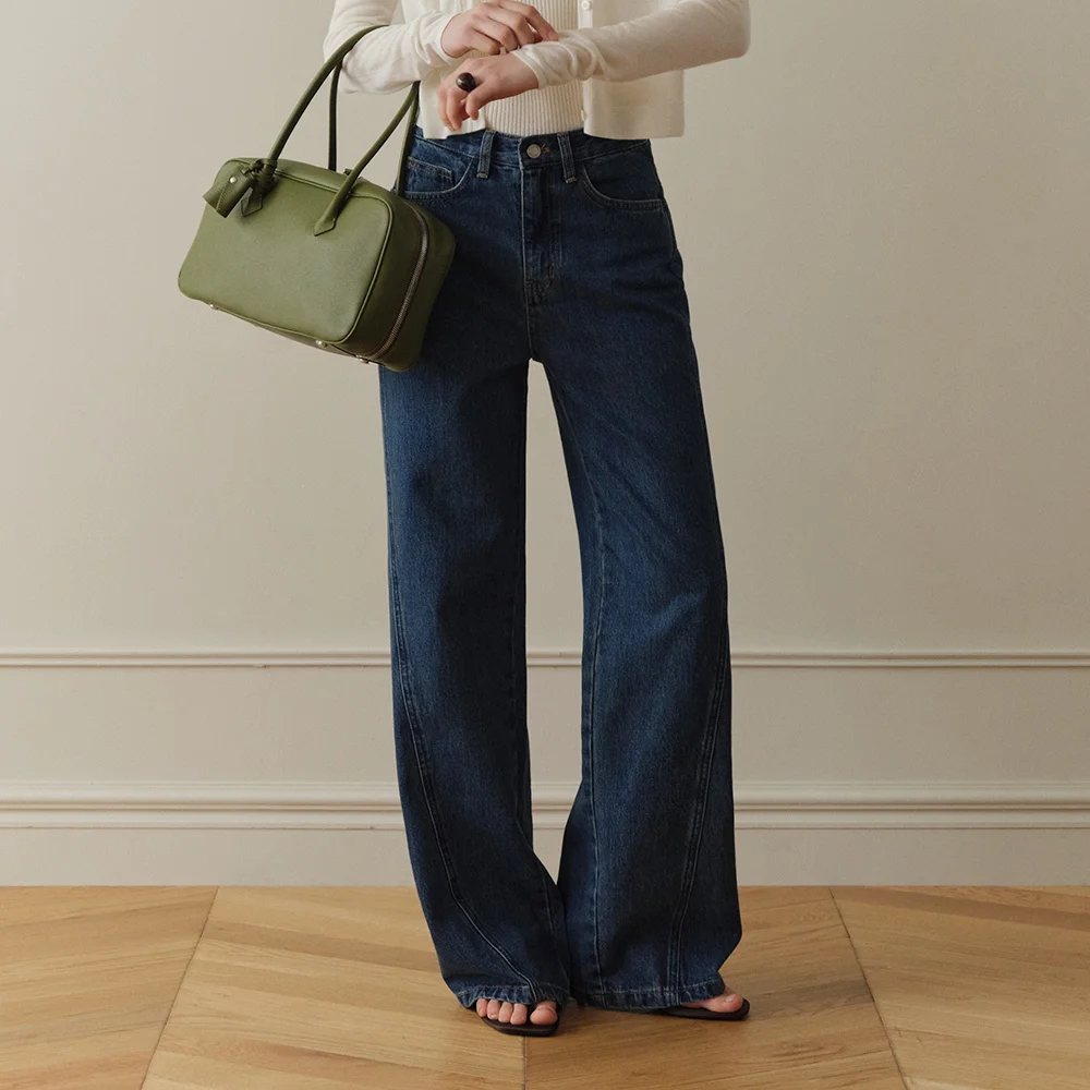 Avo Side Line Loose Denim (Deep Blue)