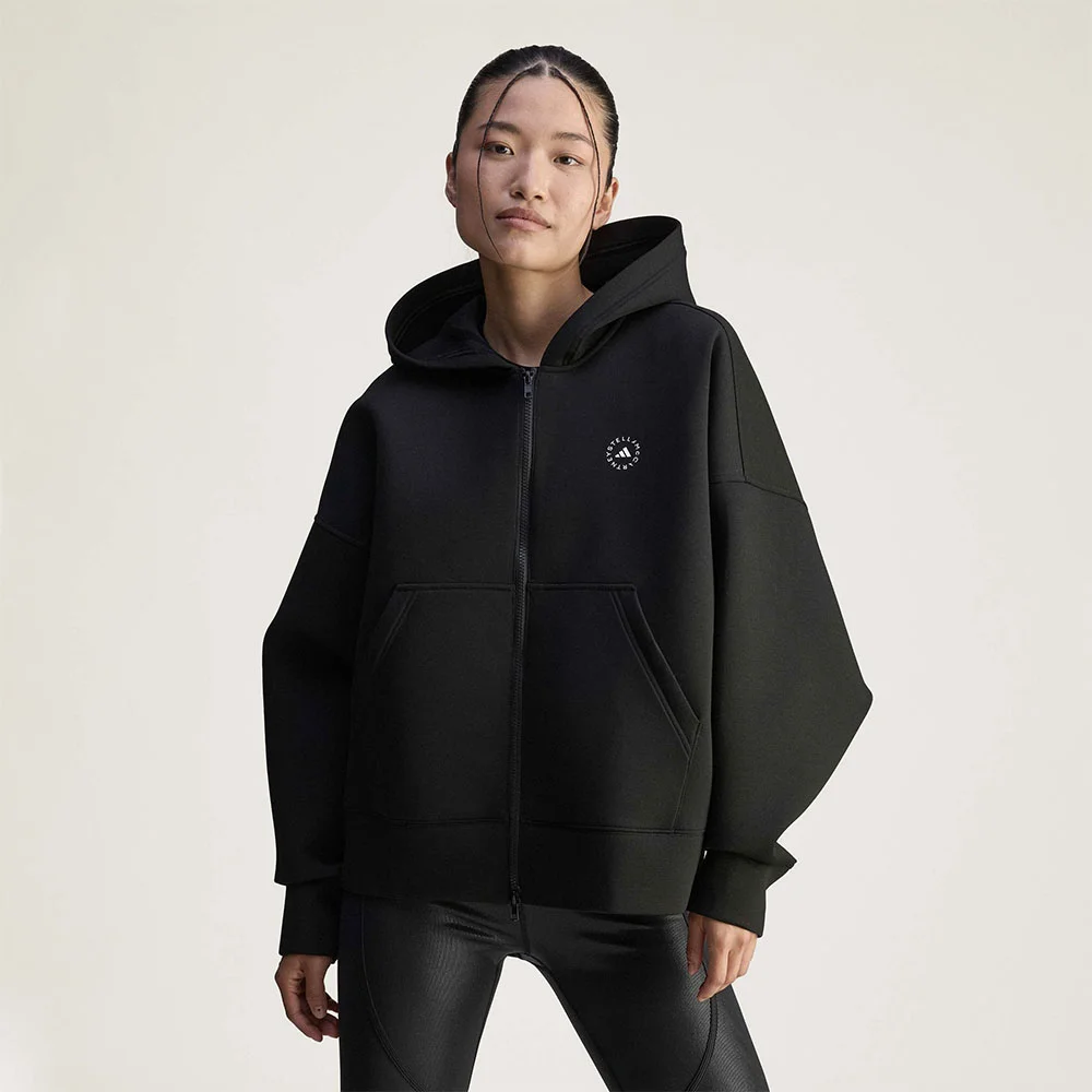 adidas by Stella McCartney Scuba 連帽衫 - 黑色 / JV7036