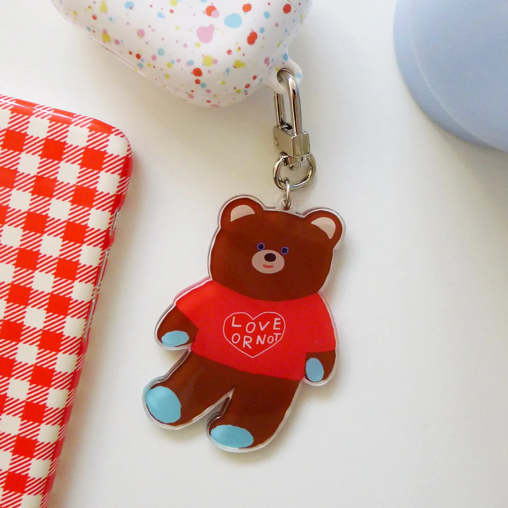 Love Shirts Bear Keyring