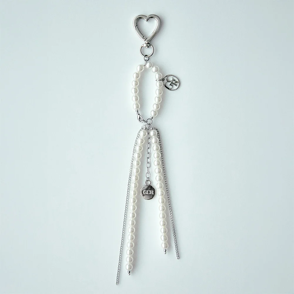 Ribbon Pearl Key Ring 鑰匙扣