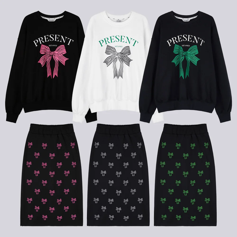 MET Present Sweatshirt & Skirt Set
