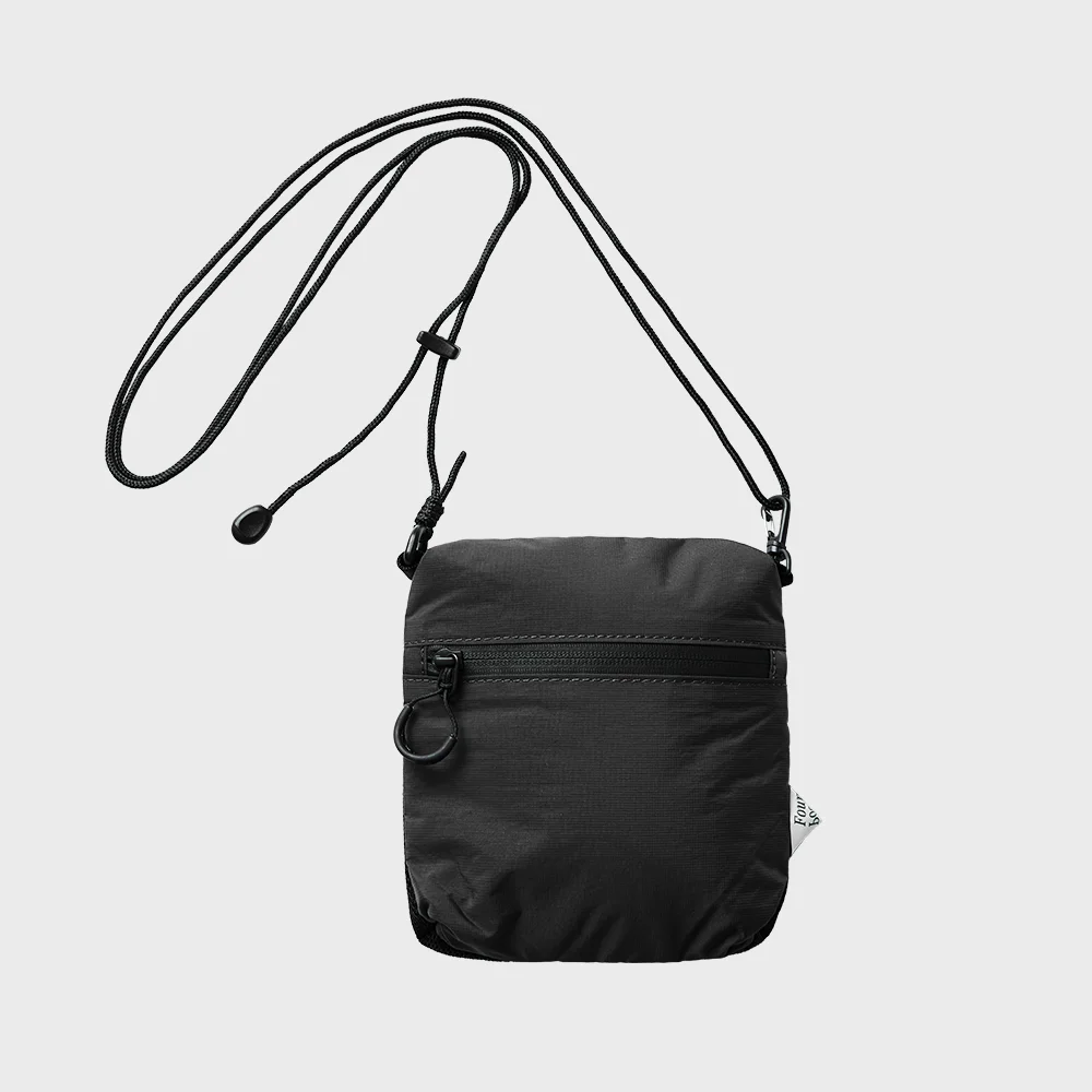 NYLON STRING BAG GREY
