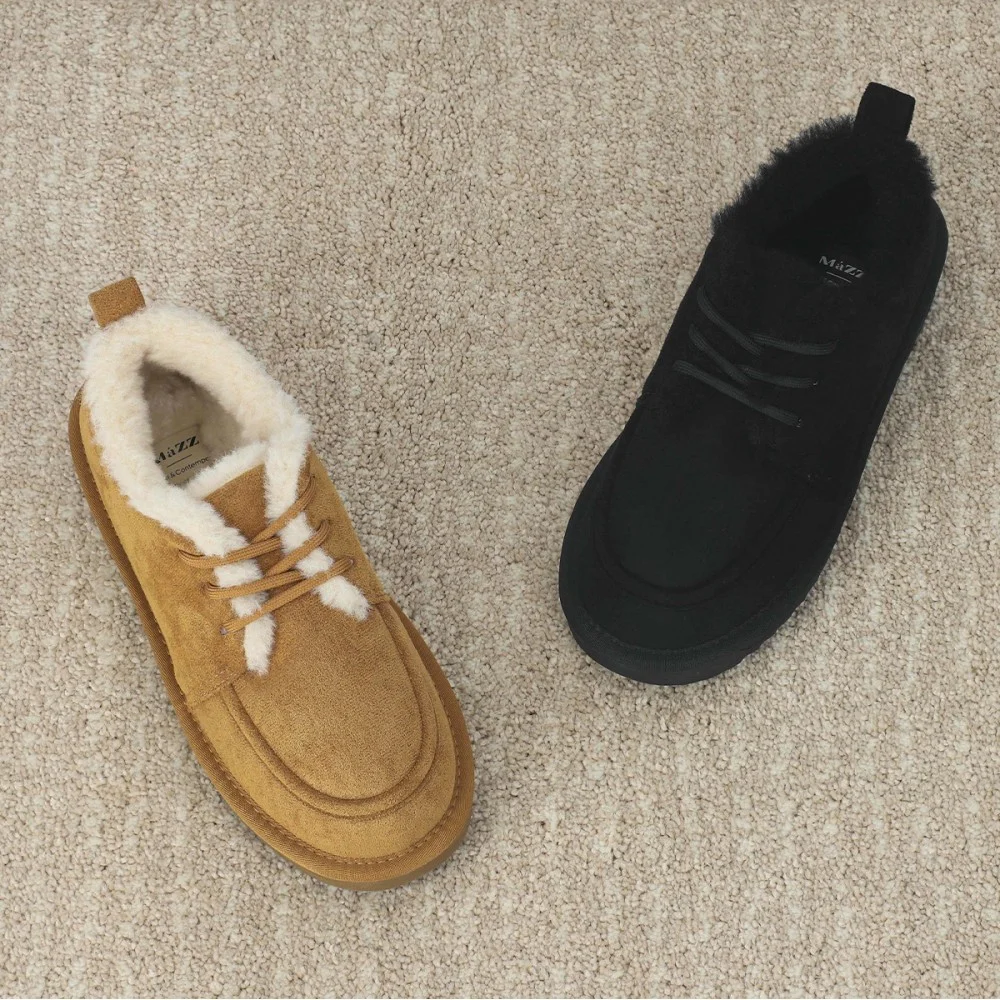 Elcanto Matz 女裝 麂皮 滾邊 保暖鞋 2.5cm LCWC04M44V
