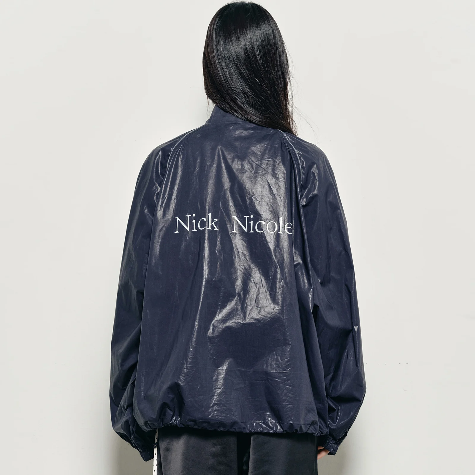 OVERSIZED NICK NICOLE PIPING JUMPER_NAVY