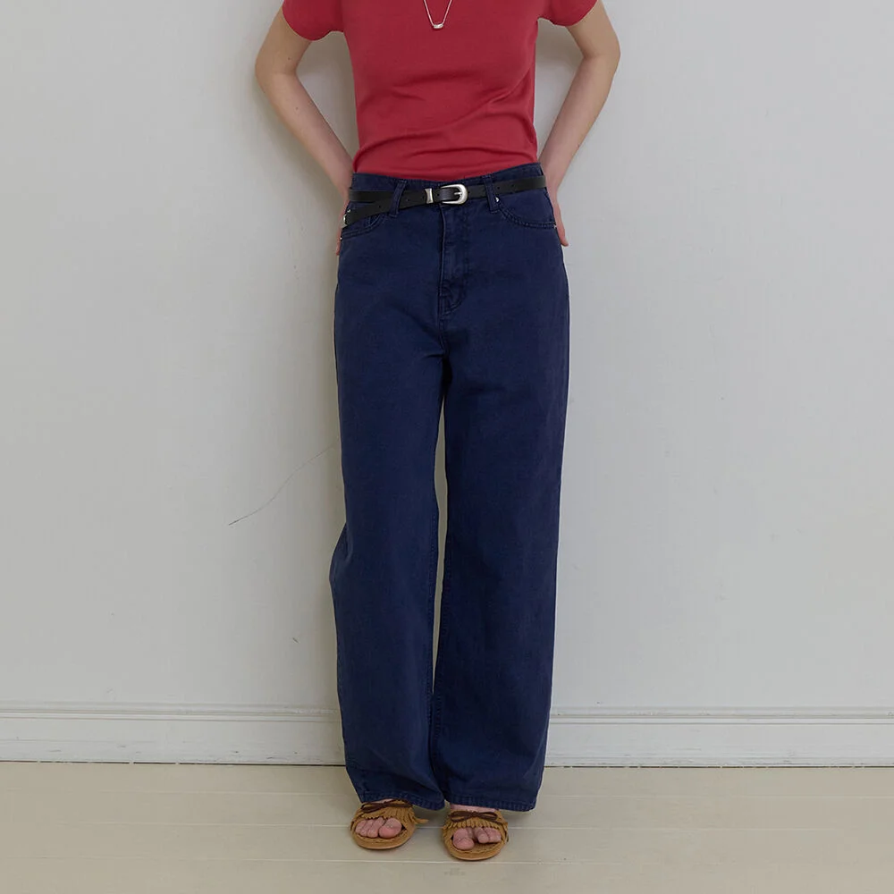 Tooto washing pants deep navy