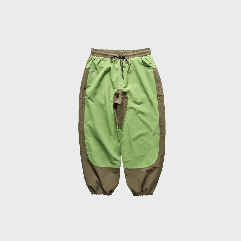 Trekking panel pants green