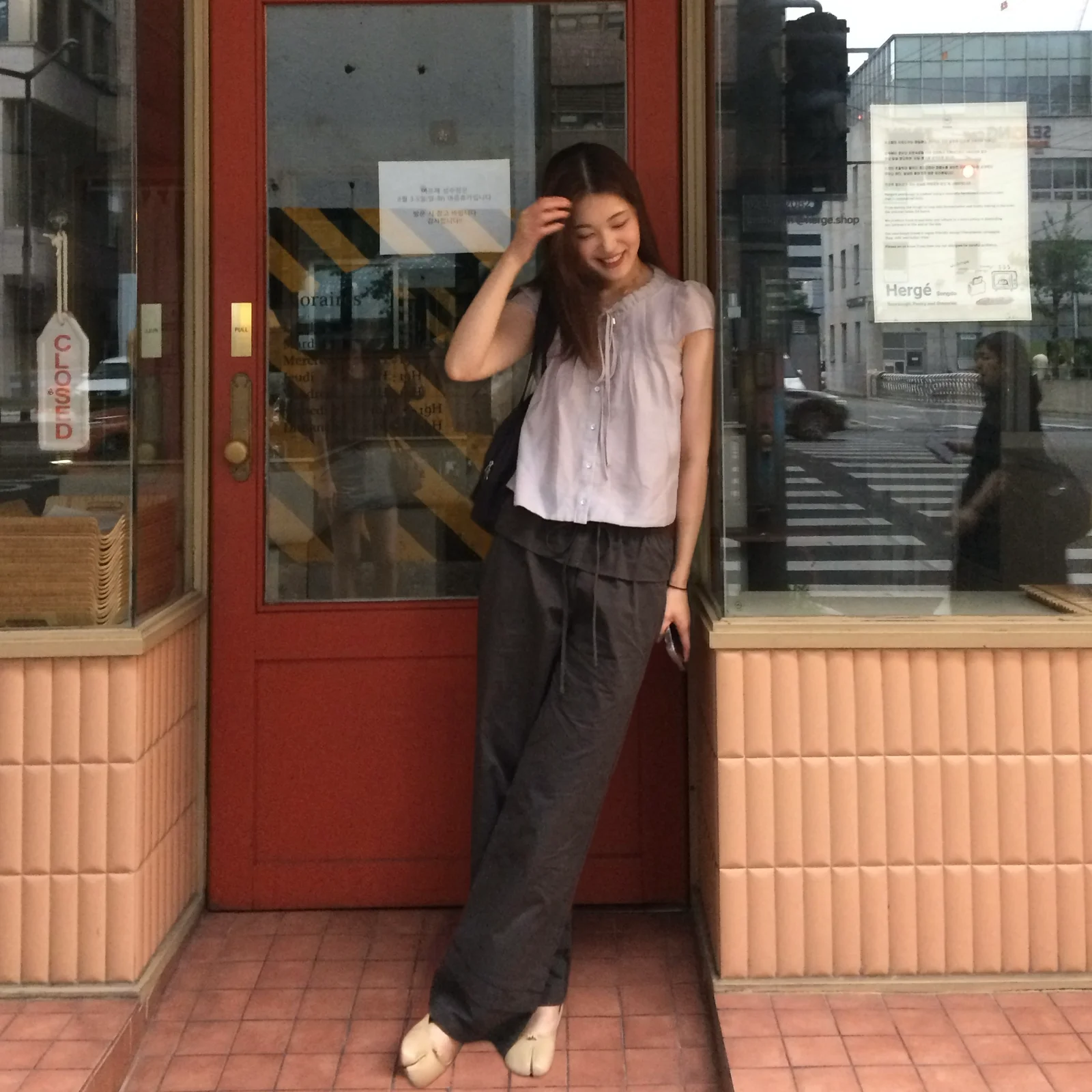 COTTON FRILL PANTS