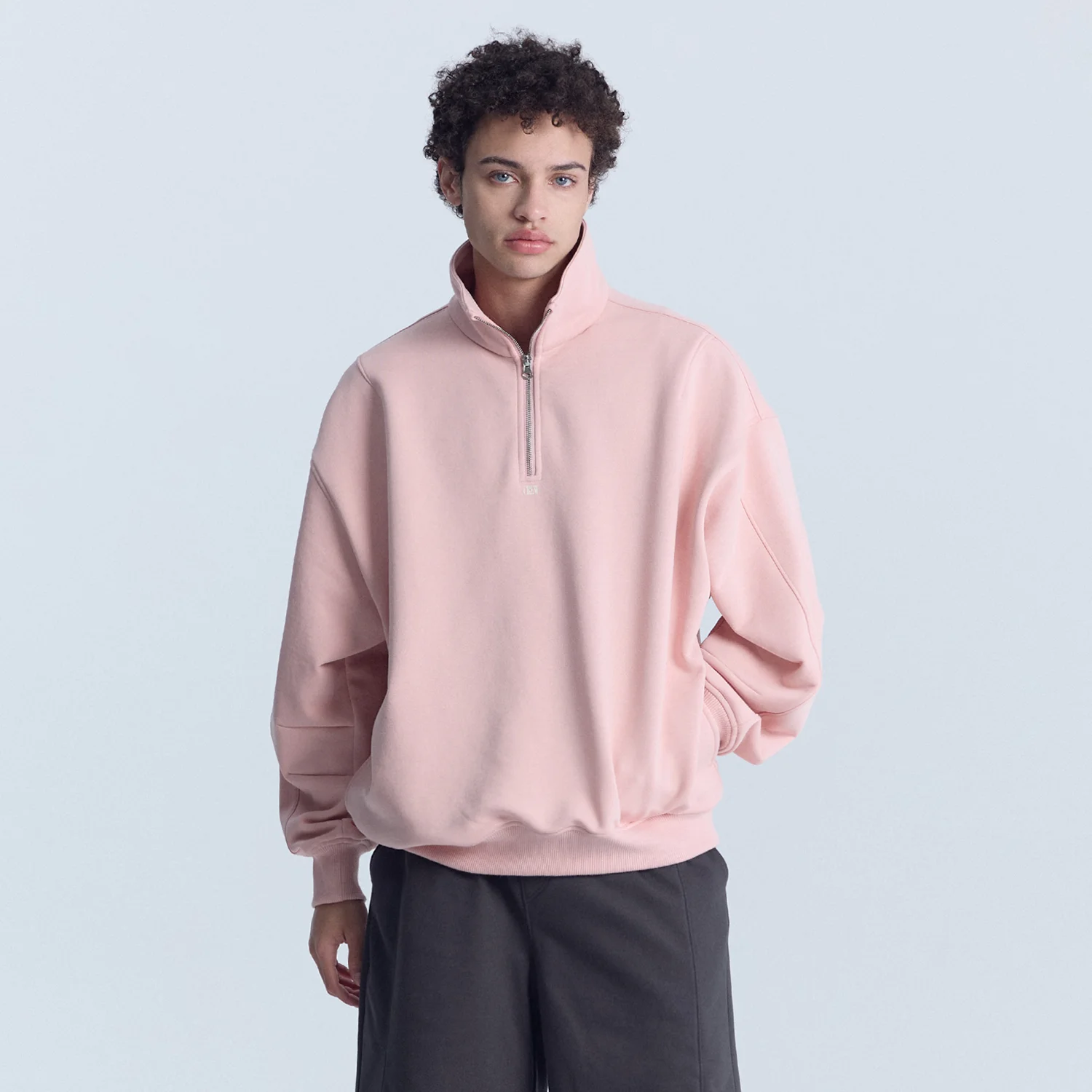 AERO HALFZIP PULLOVER PINK