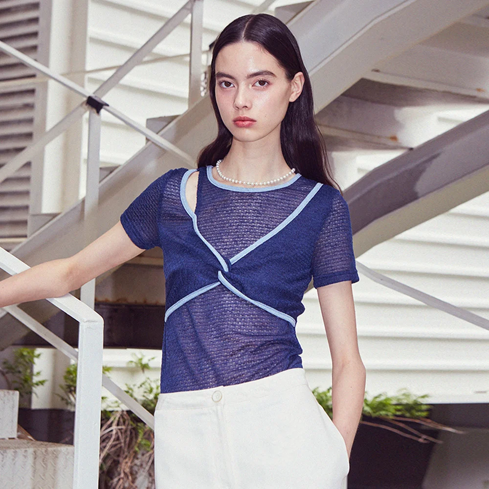 Pipping Layered T-shirt
