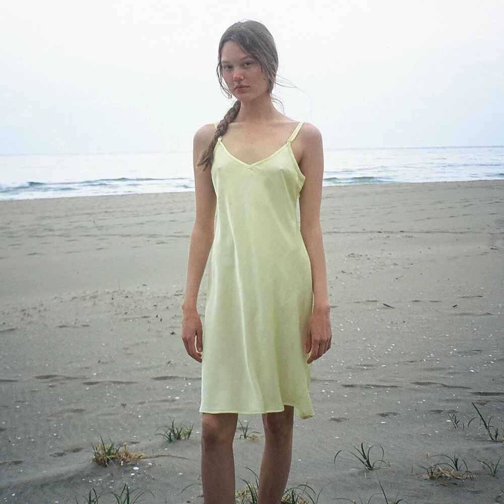Sling dress_Lime