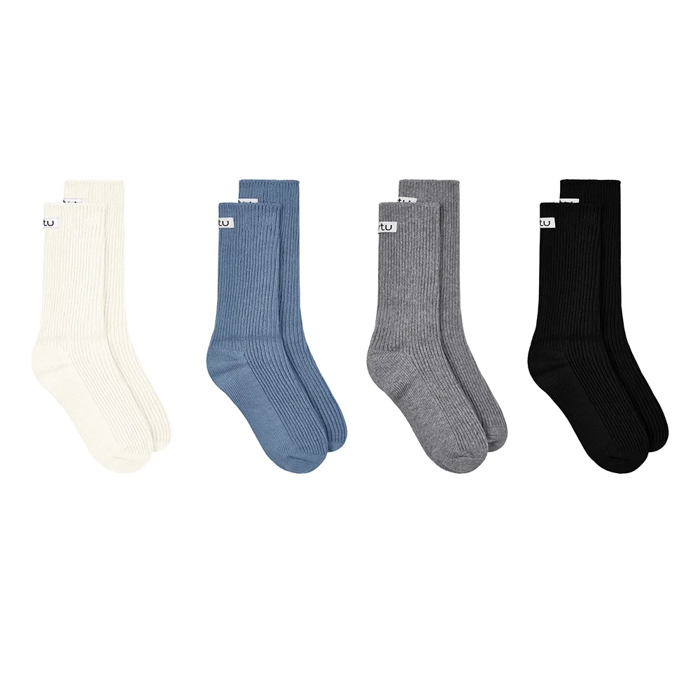 Everyday High Plain Socks (4color) - 色 可選款