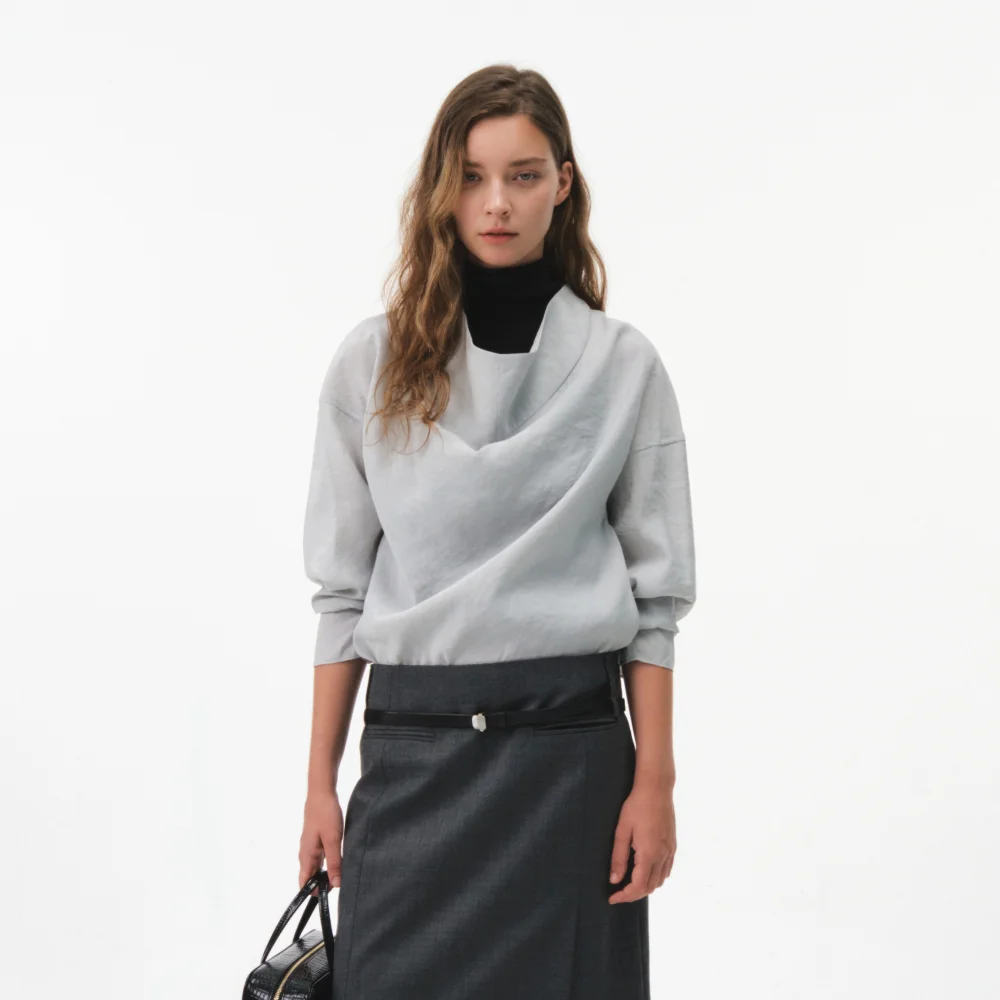 JUDIS BLOUSE (LIGHT GRAY)