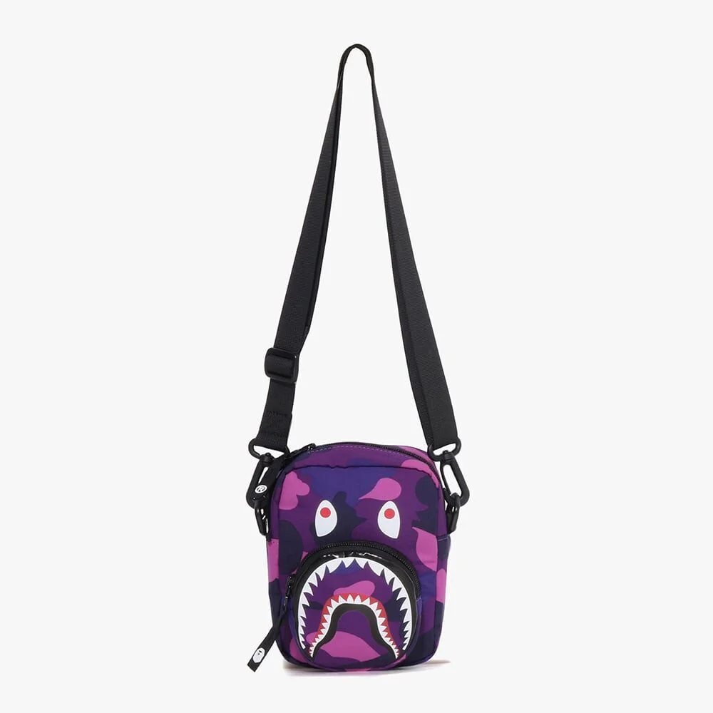 色 迷彩 Shark 迷你 袋 PURPLE