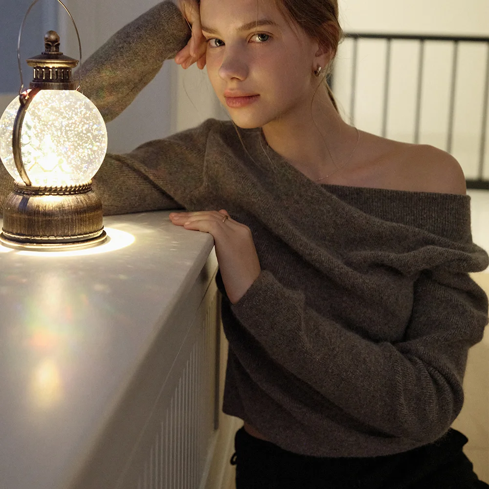 comos 1644 fox drape knit (mocha)