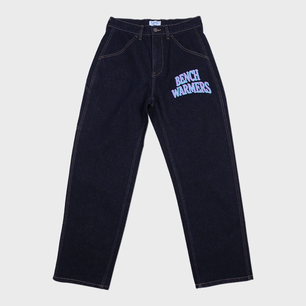 BACK UP DENIM PANTS - D/NAVY
