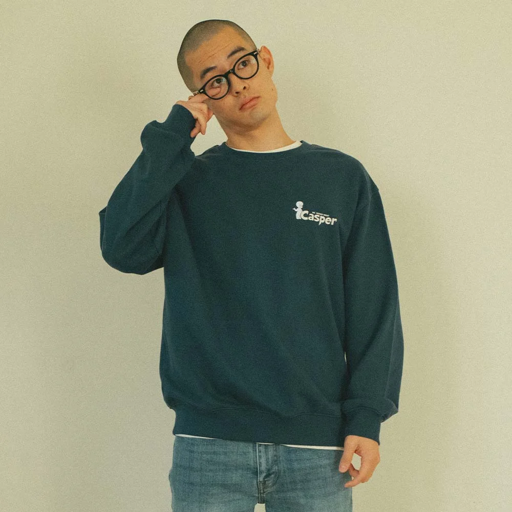 CASPER X PLAC Casper 衛衣 襯衫 海軍藍