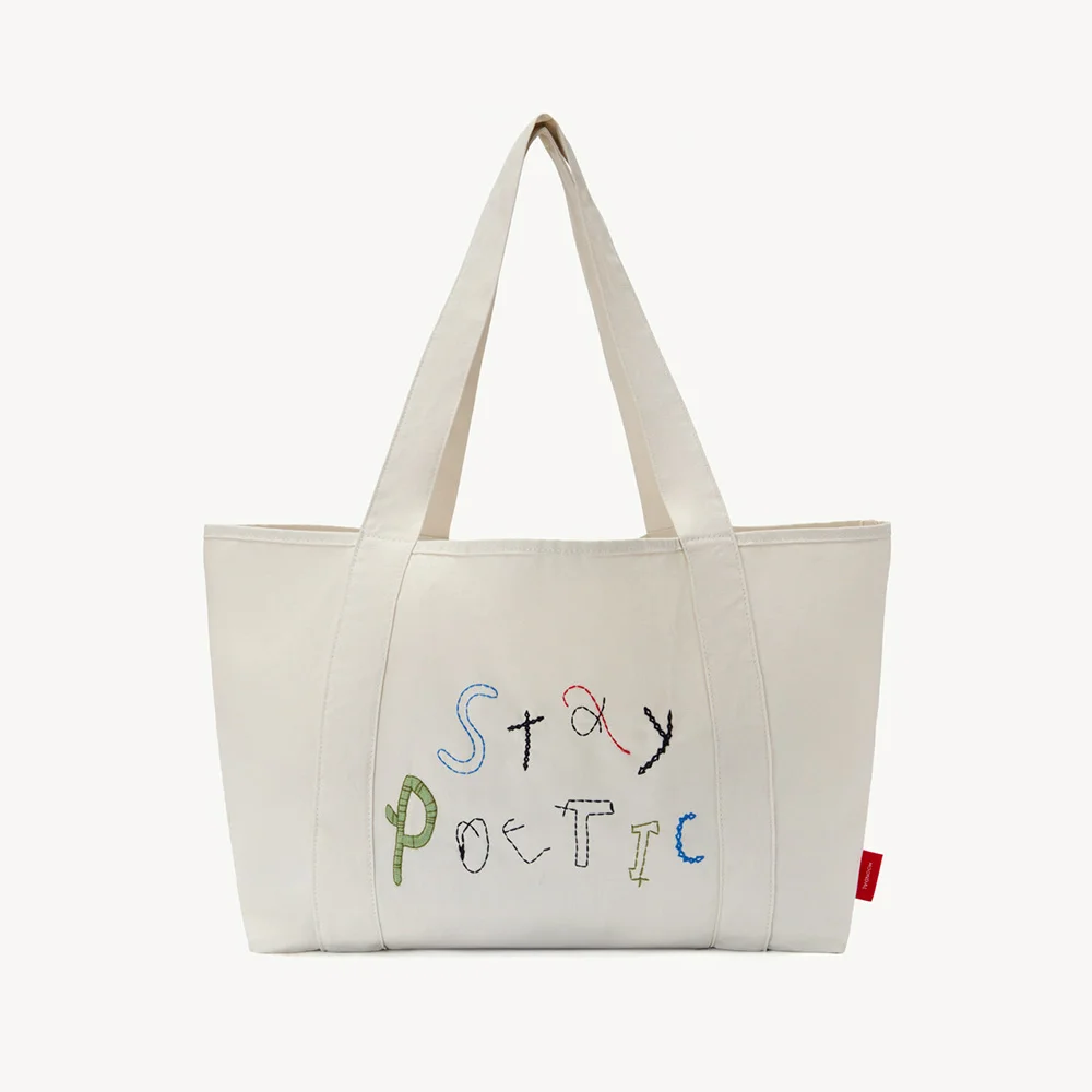 Stay Stitch Bag in Ecru