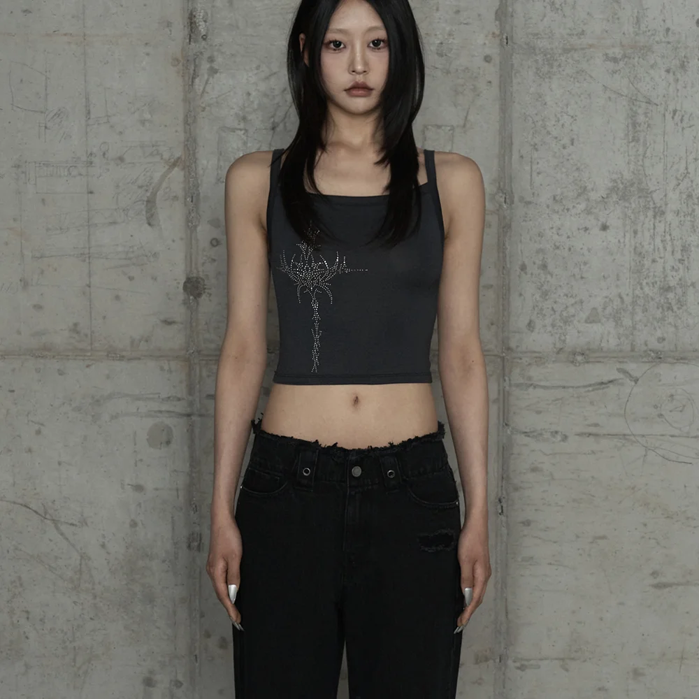 Cross Hotfix Backless Sleeve (Dark Gray)