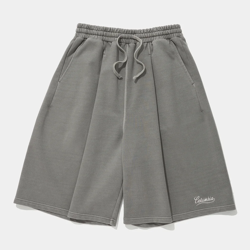 NY STREET TAIL DYED TERRY SHORTS PANTS_GRAY