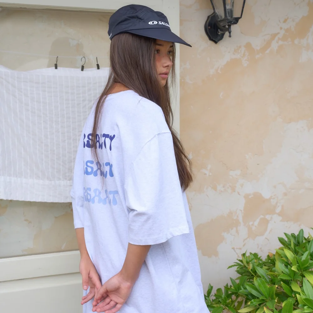 Echo Dye Overfit T-shirt / Whitemelange
