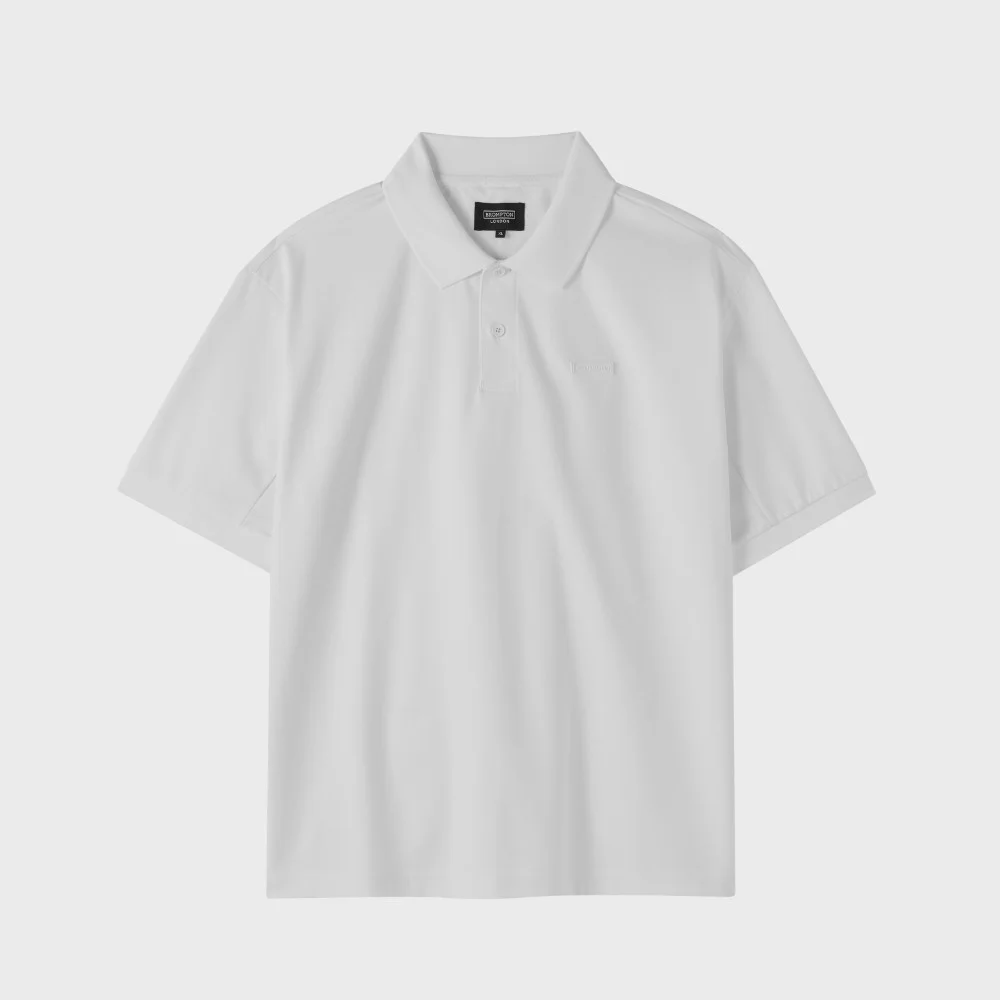 SUPIMA COLLAR T-SHIRT - WHITE (P252MPL130)