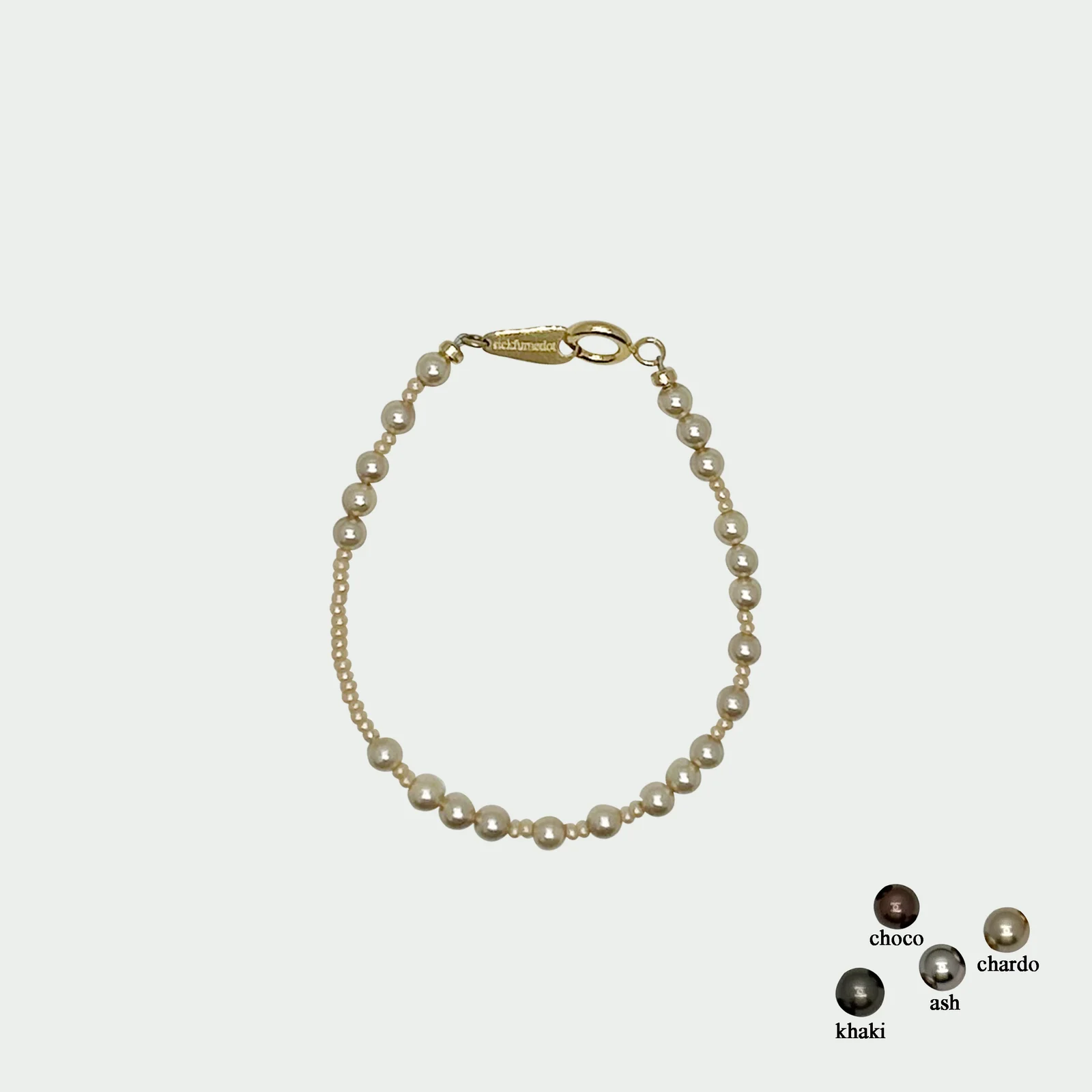 Champagne Pearl Bracelet - Chardo & Choco