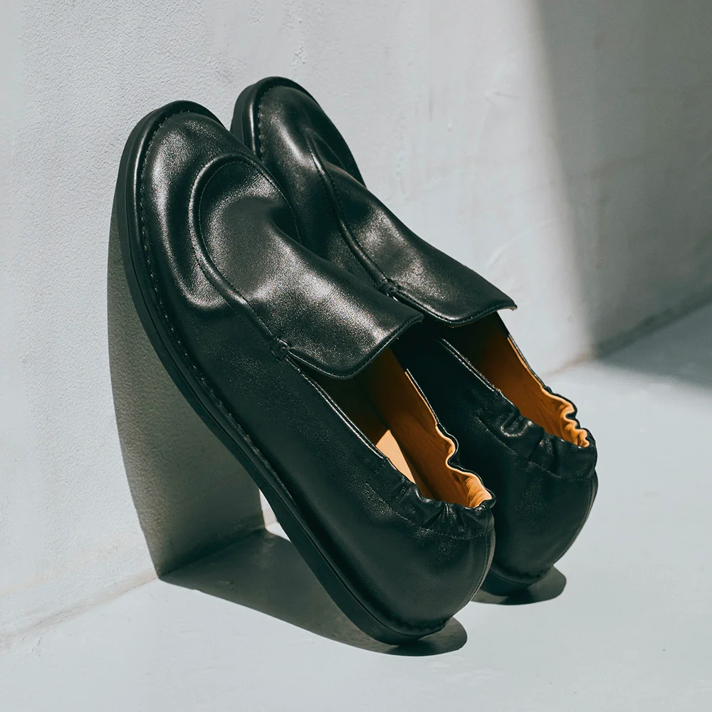Gant 皮革 懶人鞋 R26M777 (Nappa Black)