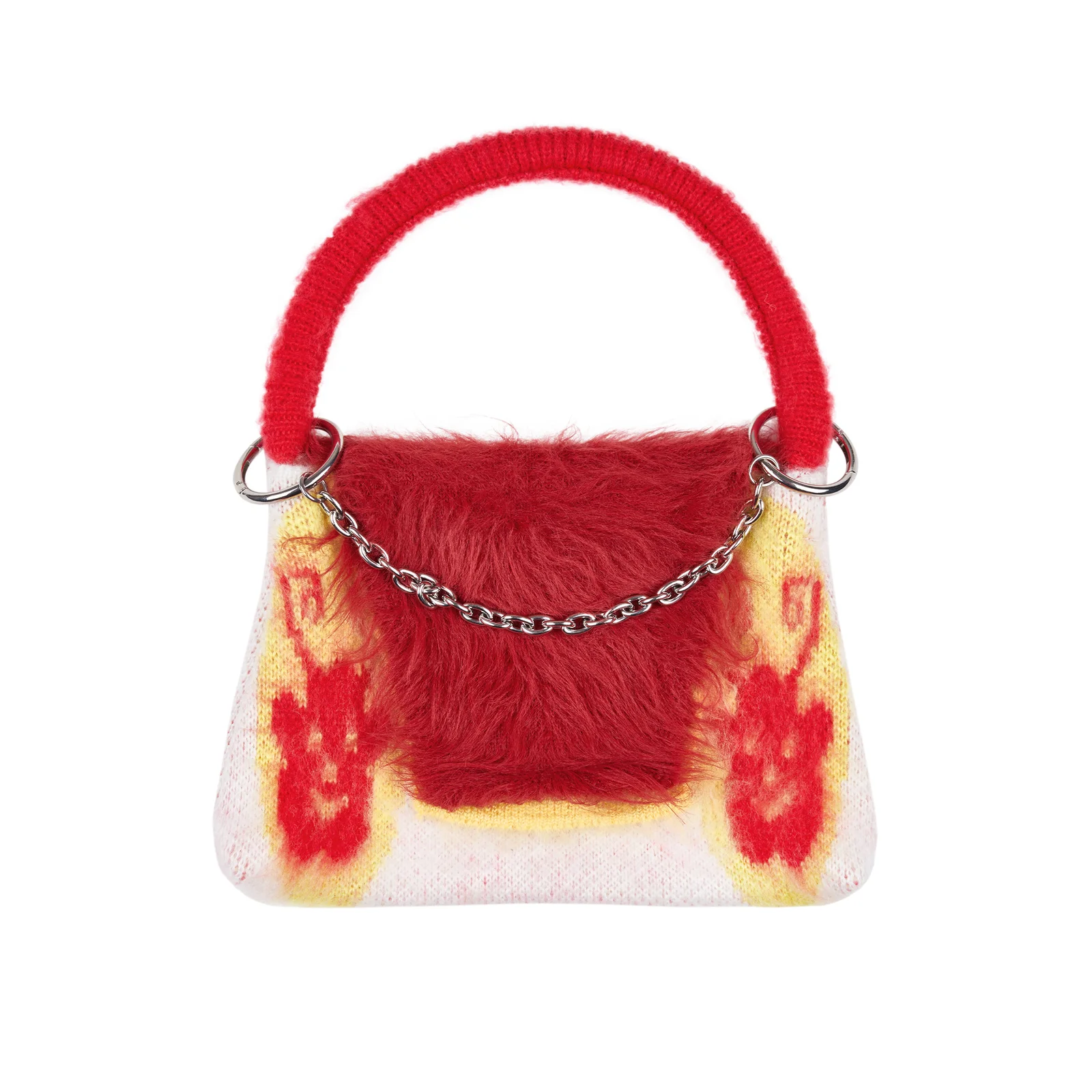 Fairy knit shoulder bag_white