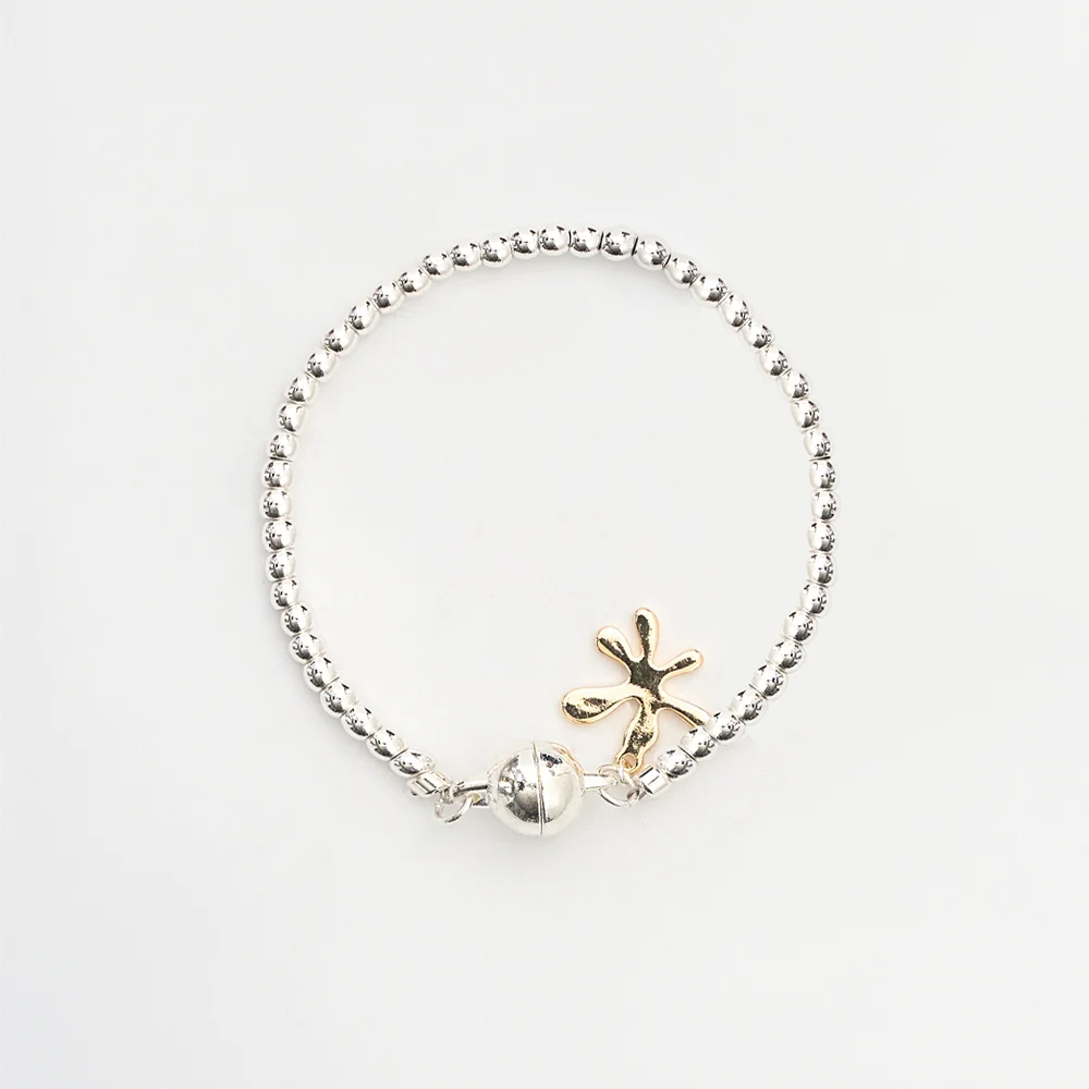 silver ball bracelet