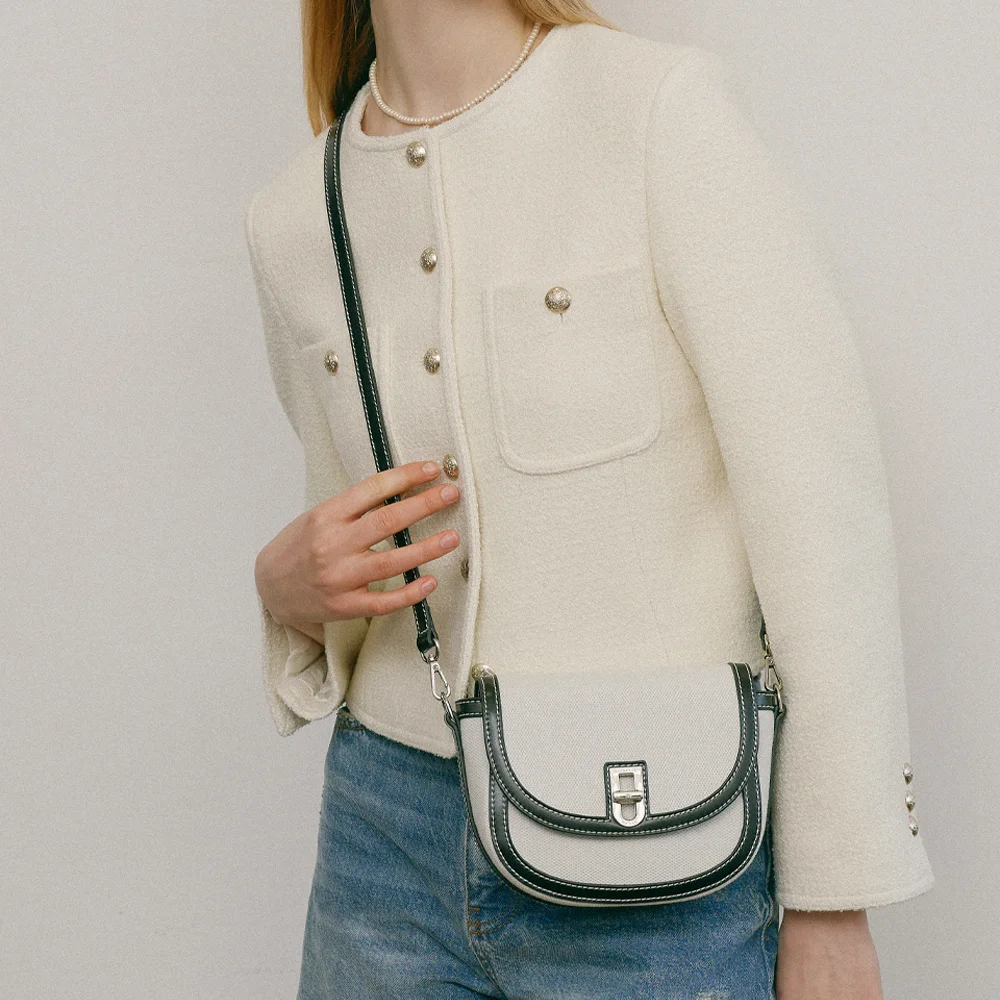 Bonnie Plaz 帆布 迷你斜揹袋 ORSH001A