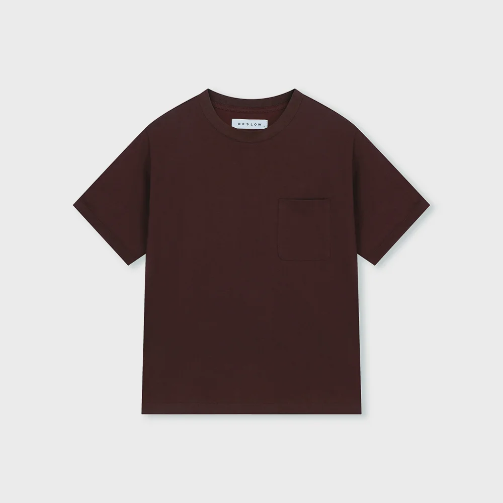 SLIM FIT T-SHIRT BURGUNDY