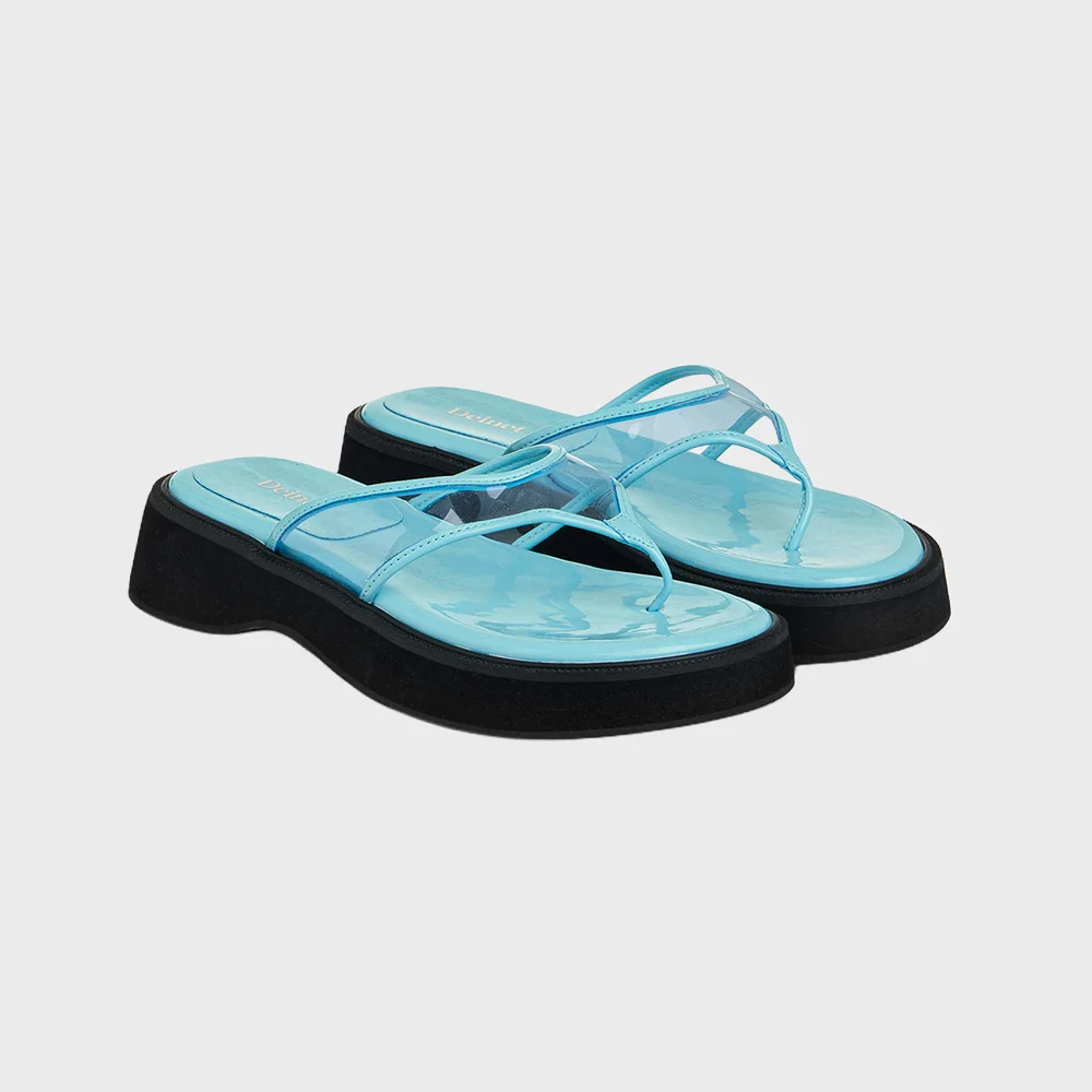 JELLY FLIP FLOP IN SKY BLUE