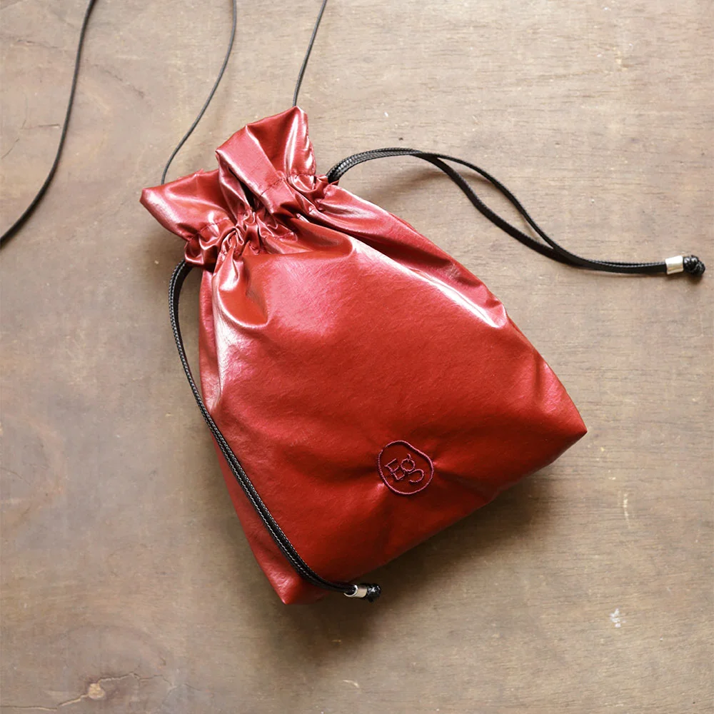 Ego Glossy String Bag _ rose