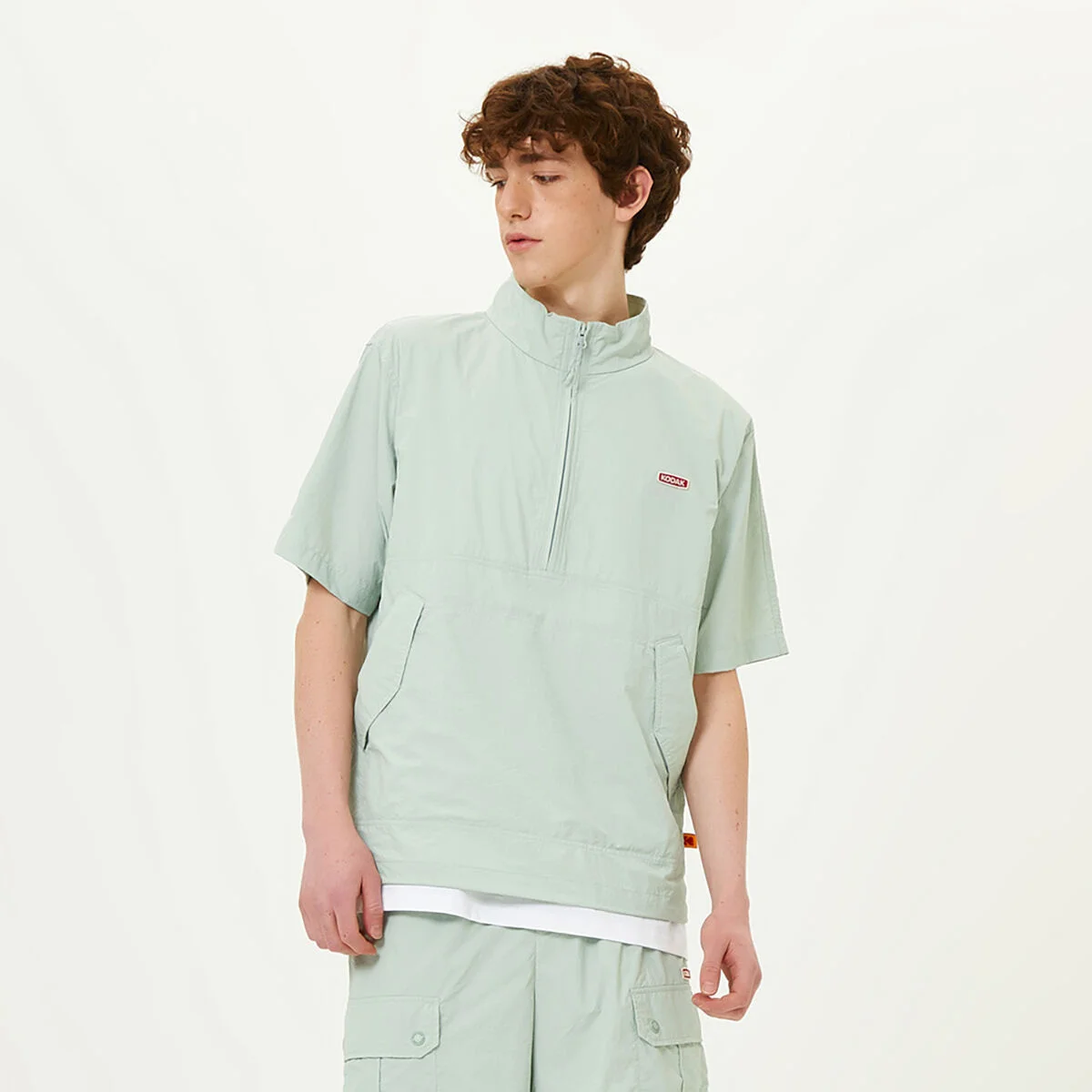 Breeze Pop Stand Neck 風褸 MINT GREEN