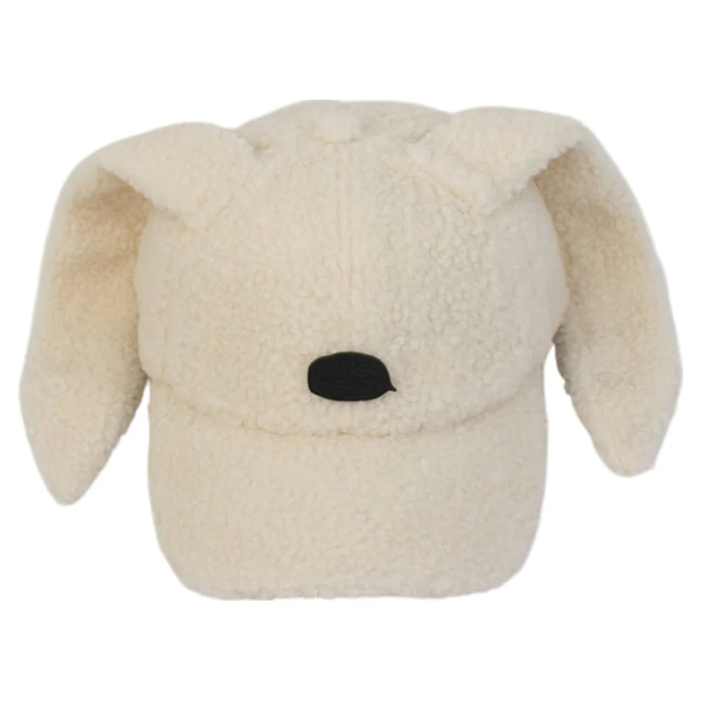 Rabbit Fleece Ivory Ballcap 兔仔帽