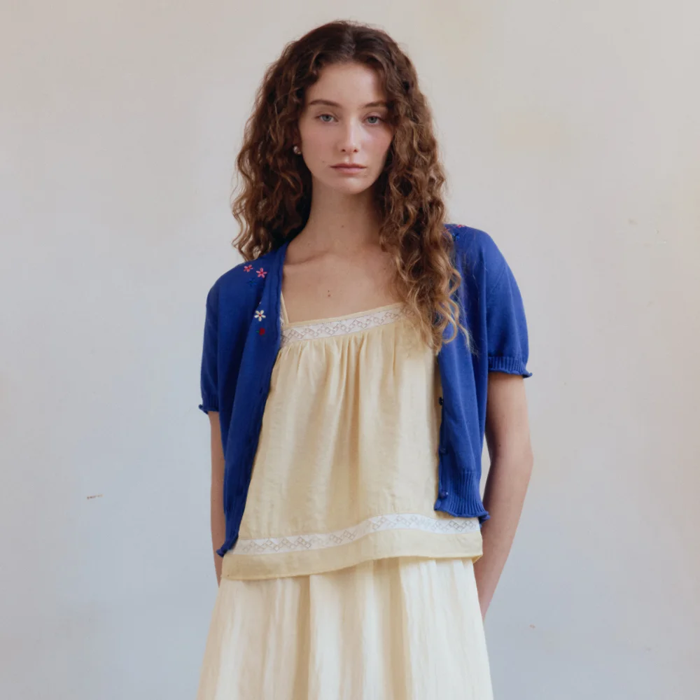 Marie Cardigan (Blue)