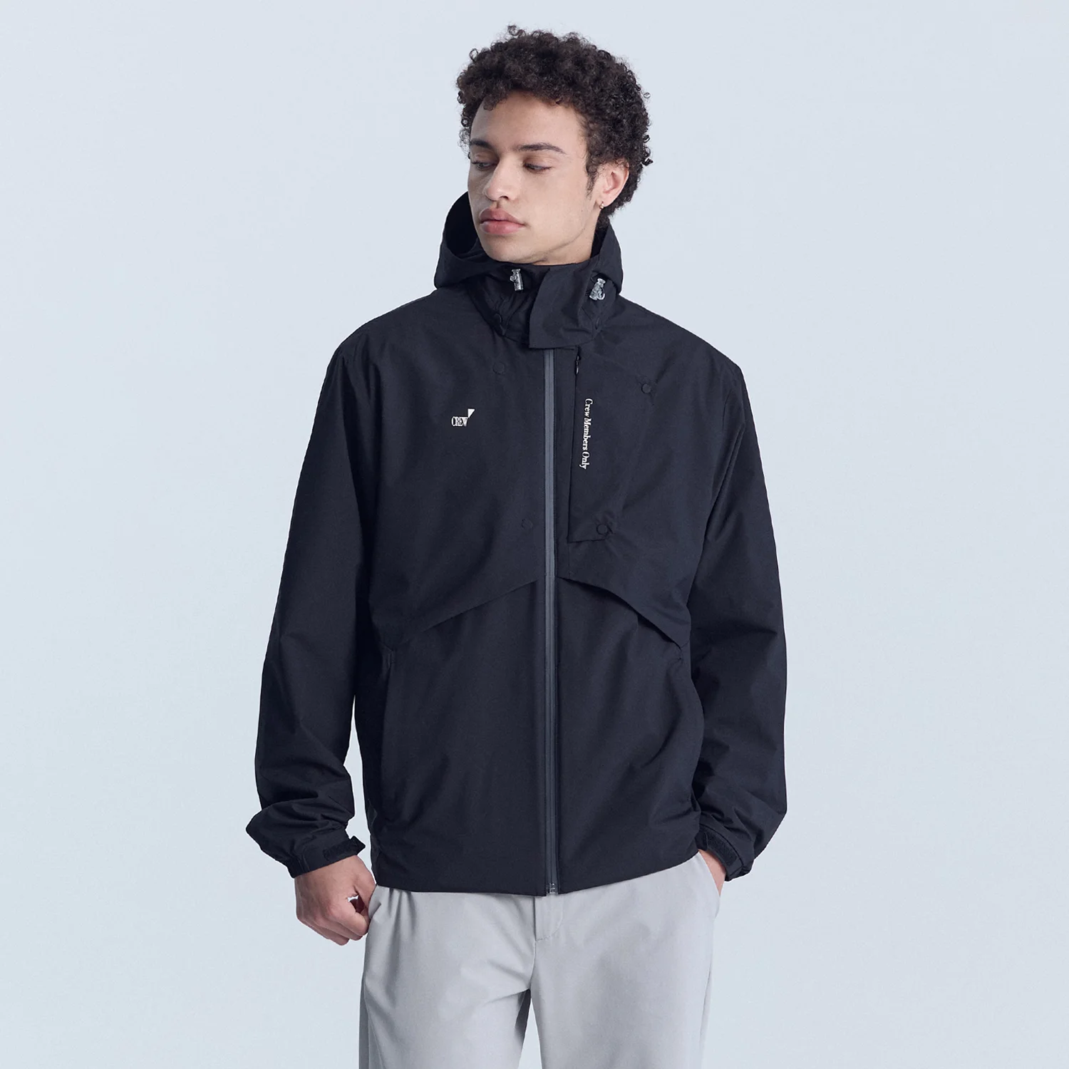 RAIN-TECH WIND JACKET BLACK