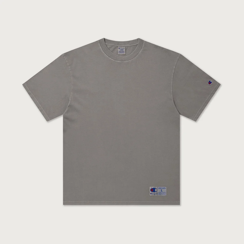 Jog Tag 染色 短袖 T恤 Beige