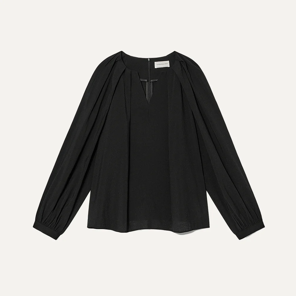Scabra Blouse Black
