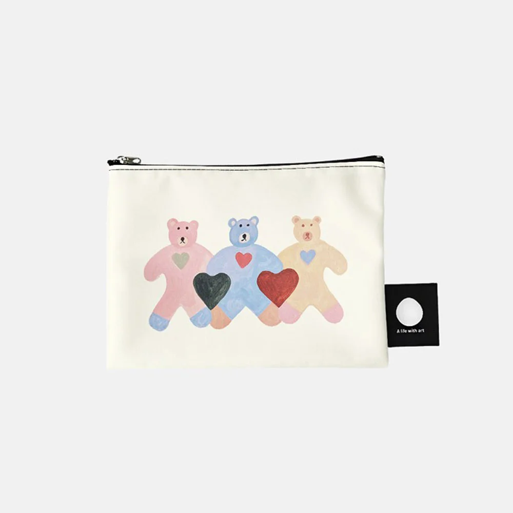 Homebrew Idea Club 藝術家, love bears 化妝袋