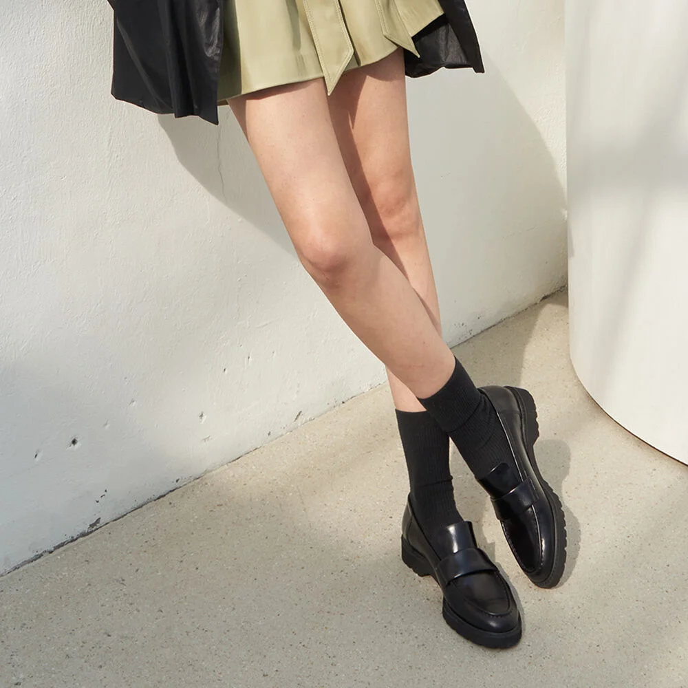 Harper Loafers Leather Black