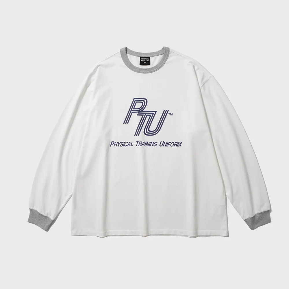 PTU RINGER L/S SHIRT / OFF WHITE