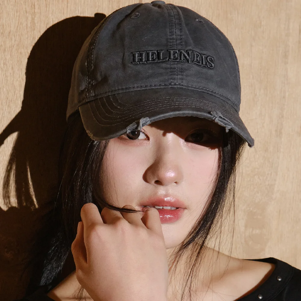 HELENEIS 水洗 破損 純棉 棒球帽