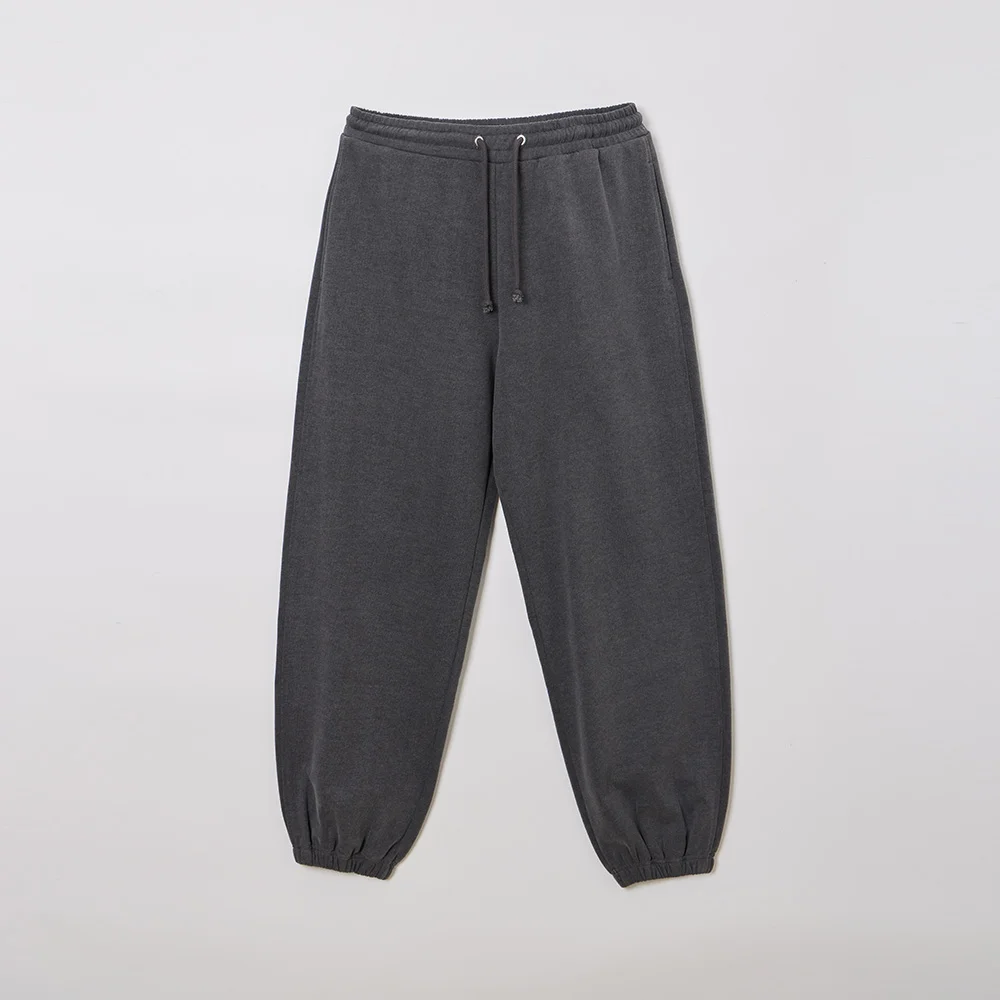 WOMAN PIGMENT DYEING SWEAT PANTS DEEP GRAY