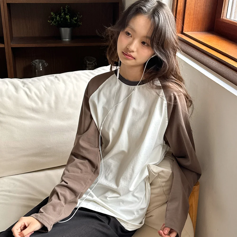 W/Raglan Stitch Sleeve T-shirt_3 Color(W25-TP11)