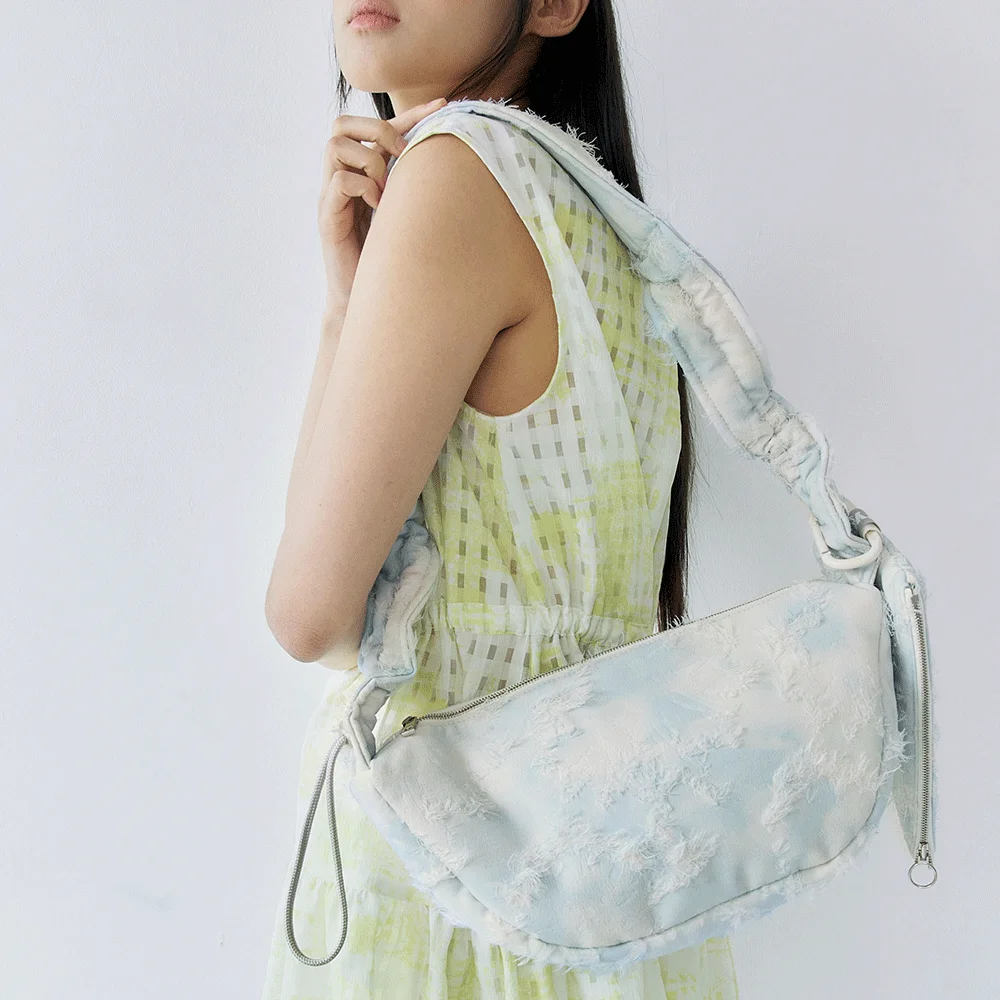 Porcelain bag (Small) - Creamy Blue