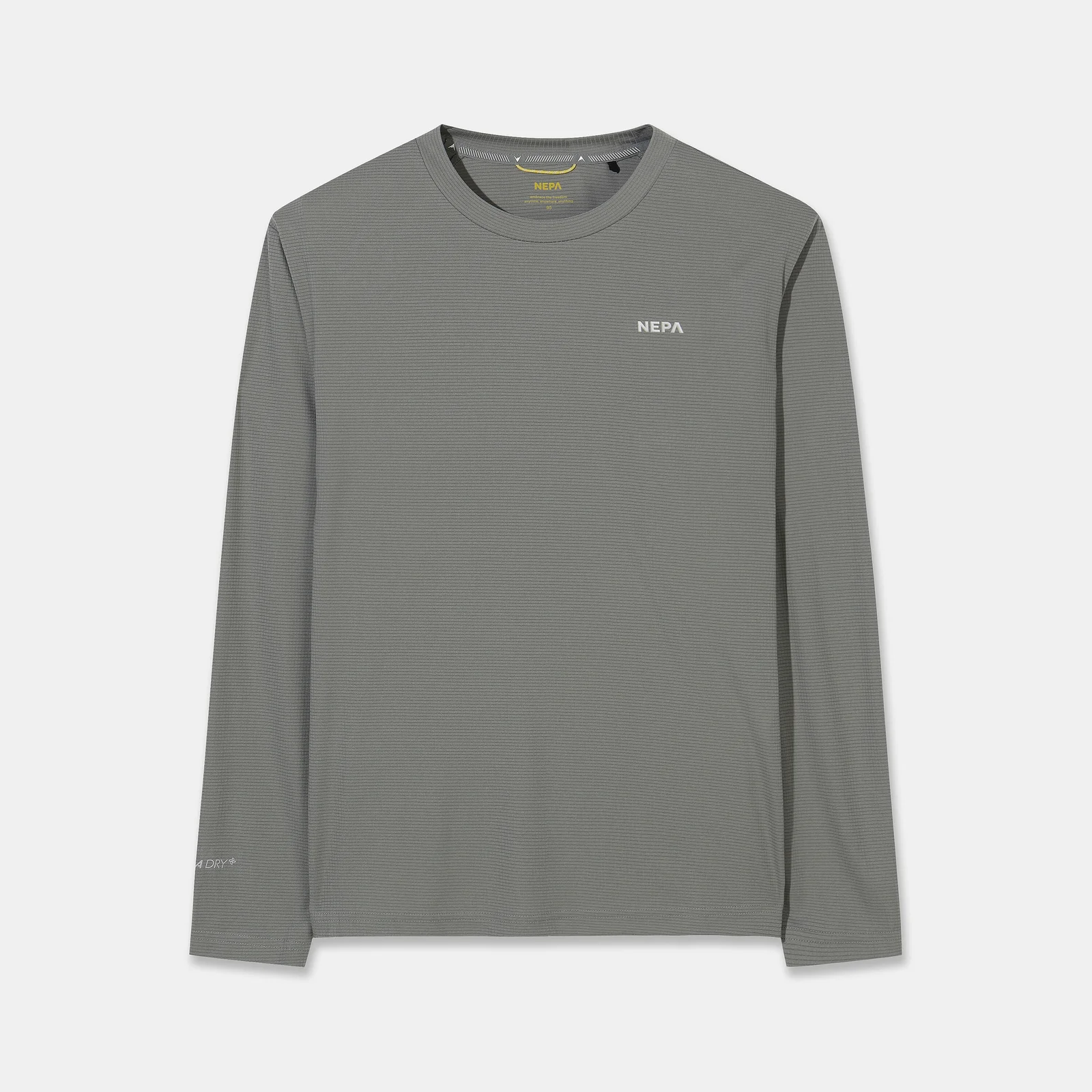 NEPA/Official Direct 7M15311 男裝 Polartec Power 速乾 長袖 圓領T恤_MOSS GREY