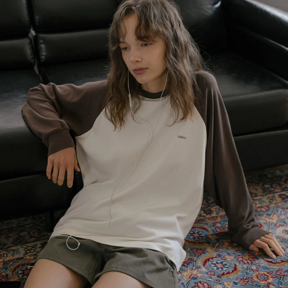 Raglan oversized modal tee _Ivory