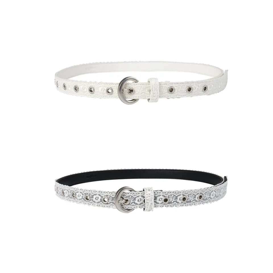 floret lace belt_2 colors