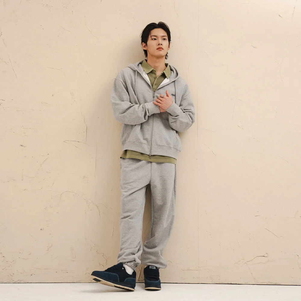 CLASSIC HOOD ZIP-UP (H/GREY)